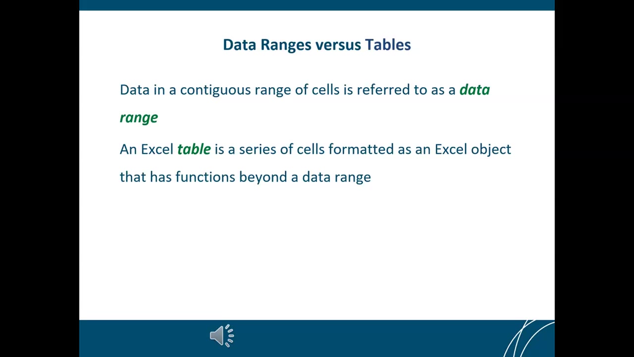 Excel Topic 3